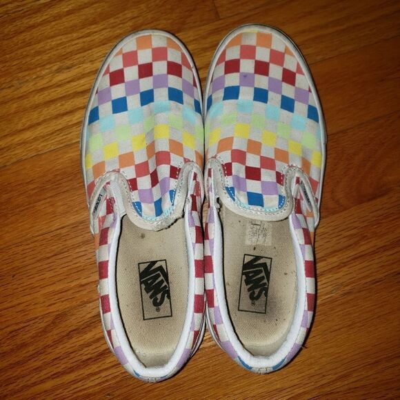 Vans Checkerboard Sneakers youth size 3 - Picture 5 of 7